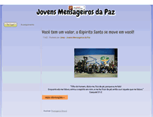 Tablet Screenshot of jovens.mensagemdepaz.org.br
